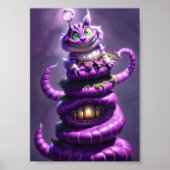 Alice im Wunderland Katzenposter Poster (Vorne)