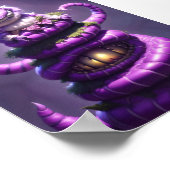 Alice im Wunderland Katzenposter Poster (Ecke)