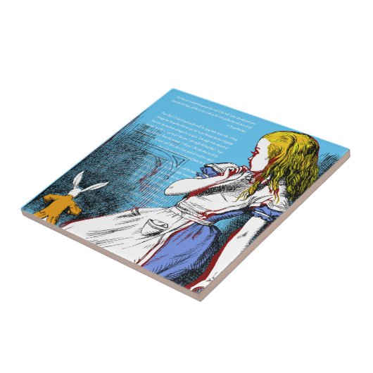 +{ Alice im Wunderland }+ Keramik Fliese (Seite)