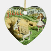 Alice im Wunderland Keramik Ornament (Hinten)
