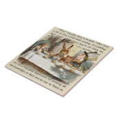Alice im Wunderland Keramik Tile Fliese (Seite)
