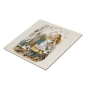 Alice im Wunderland Keramik Tile Fliese (Seite)