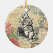 Alice im Wunderland Keramikornament (Hinten)