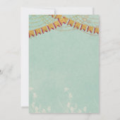 Alice im Wunderland Kinderdusche Einladung (Rückseite)