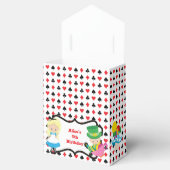 Alice im Wunderland Kindergeburtstag Party Schwarz Geschenkschachtel (Geöffnet)