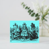 Alice im Wunderland King & Queen Postkarte (Stehend Vorderseite)