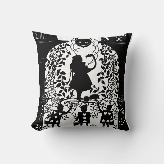 Alice im Wunderland Kissen (Vorderseite)