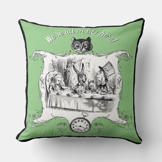 Alice im Wunderland Kissen (Vorderseite)