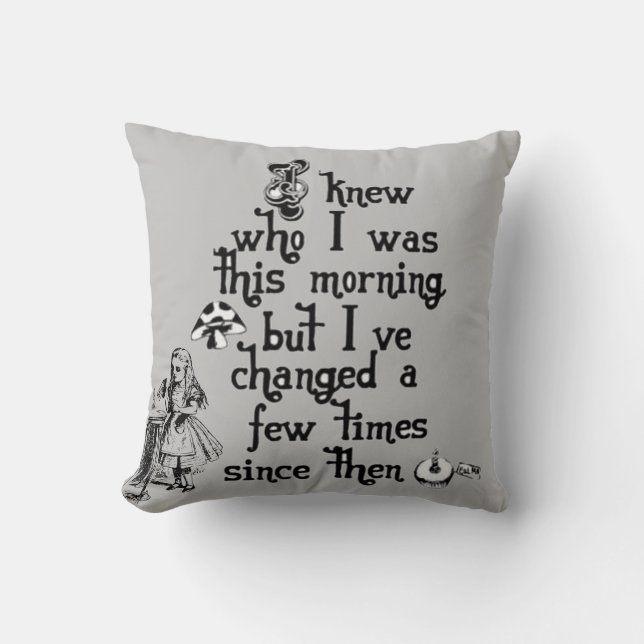 Alice im Wunderland-Kissen Kissen (Vorderseite)