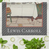 Alice im Wunderland, KLASSIKER LEWIS CARROLL  Geschirrtuch (Gefaltet)