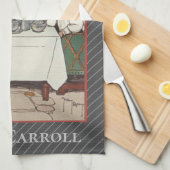 Alice im Wunderland, KLASSIKER LEWIS CARROLL  Geschirrtuch (Viertel Falte)