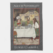 Alice im Wunderland, KLASSIKER LEWIS CARROLL  Geschirrtuch (Vertikal)