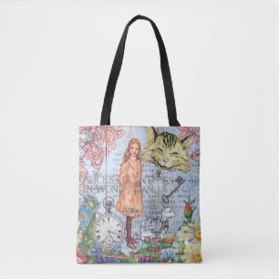 Alice im Wunderland Klassischer Cheshire-Hase Alic Tasche