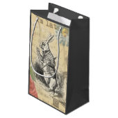 Alice im Wunderland Kleine Geschenktüte (Rückseite Schrägansicht)