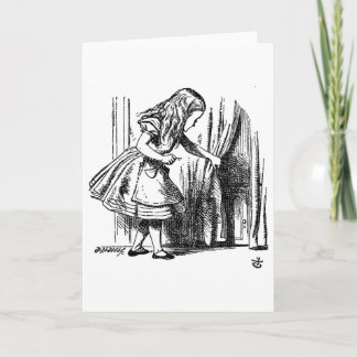 Alice im Wunderland Kleine Tür zu Wonderland Karte