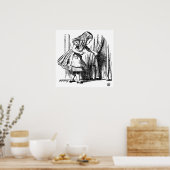 Alice im Wunderland Kleine Tür zu Wonderland Poster (Küche)