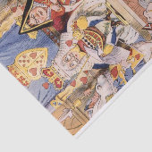 Alice im Wunderland Knave of Hearts Decoupage Seidenpapier (Ausschnitt)