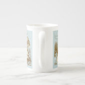 Alice im Wunderland-Knochen-China Porzellantasse (Rückseite)