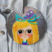 Alice im Wunderland Knopf Button (Beispiel)