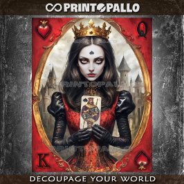 Alice im Wunderland - Königin des Herzens Seidenpapier