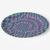 Alice im Wunderland-Kostenvoranschlag - Teller in  (Schrägansicht)