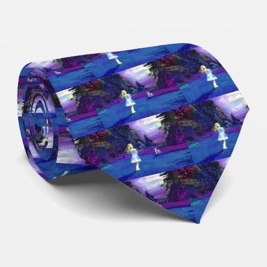 Alice im Wunderland Krawatte (Gerollt)