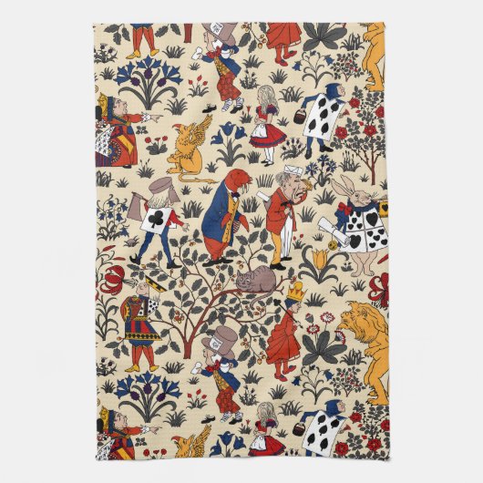 Alice im Wunderland Küchentuch (Vertikal)