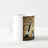 Alice im Wunderland-Kunst-Tasse Kaffeetasse (Vorderseite Links)