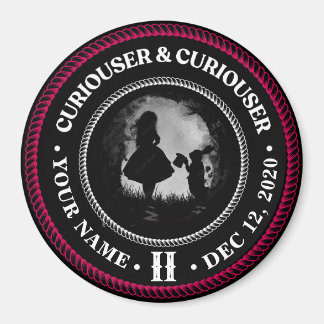 Alice im Wunderland, Kuriouser, Sobriety Medallion Magnet