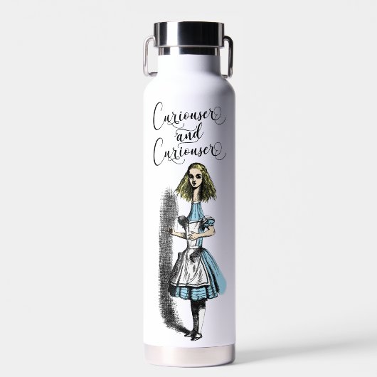 Alice im Wunderland Kuriouser und Kuriouser Trinkflasche (Vorne)