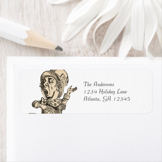 Alice im Wunderland lädt Top Hat Gentleman ein (Insitu)