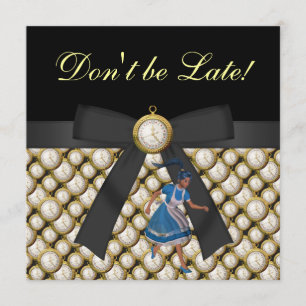 Alice im Wunderland-lädt wütendes Einladung