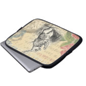Alice im Wunderland Laptopschutzhülle (Vorne Knopf)