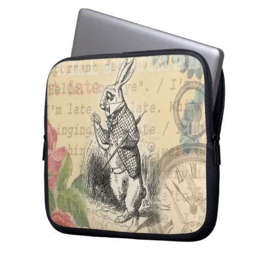 Alice im Wunderland Laptopschutzhülle (Vorderseite Links)