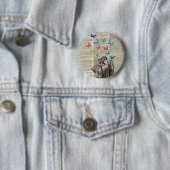 Alice im Wunderland - Lass das Abenteuer beginnen Button (Beispiel)