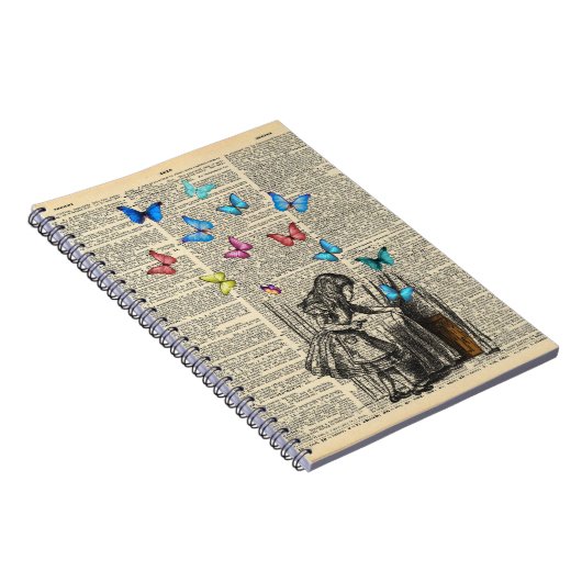 Alice im Wunderland - Lass des Abenteuers Notizblock (Rechte Seite)