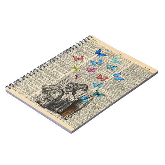 Alice im Wunderland - Lass des Abenteuers Notizblock (Linke Seite)