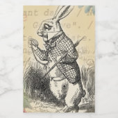 Alice im Wunderland Lebensmitteletikett (Einzelnes Label)