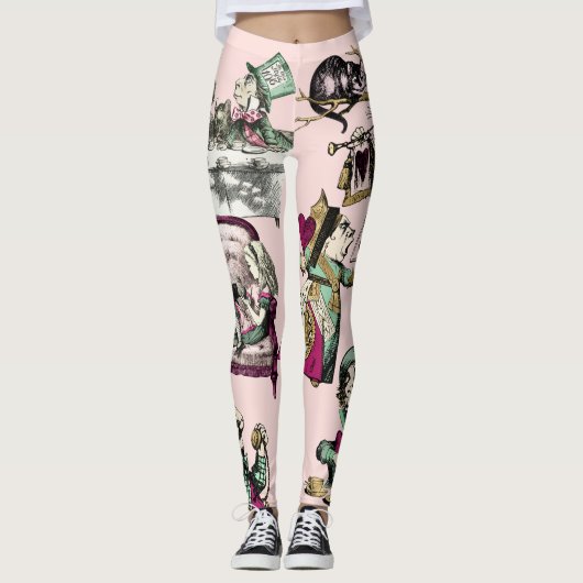 Alice im Wunderland Leggings (Vorderseite)
