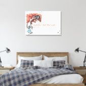 Alice im Wunderland-Leinwand-Vorstand Leinwanddruck (Insitu (Schlafzimmer))