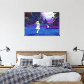 Alice im Wunderland Leinwanddruck (Insitu (Schlafzimmer))