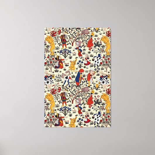 Alice im Wunderland Leinwanddruck (Vorderseite)