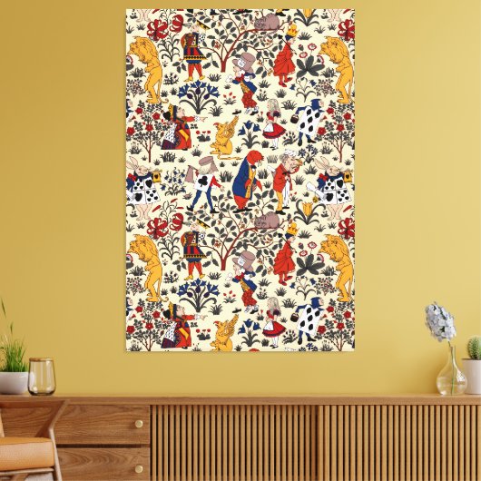 Alice im Wunderland Leinwanddruck (Insitu (Wohnzimmer))