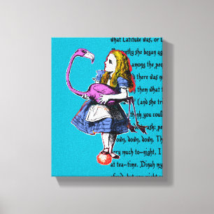 Alice im Wunderland Leinwanddruck