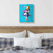 Alice im Wunderland Leinwanddruck (Insitu (Schlafzimmer))