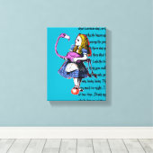 Alice im Wunderland Leinwanddruck (Insitu (Holzboden))