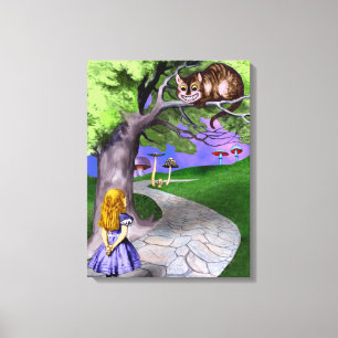 Alice im Wunderland Leinwanddruck