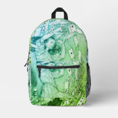 Alice im Wunderland Lewis Carroll Rackham Bedruckter Rucksack (Vorderseite)