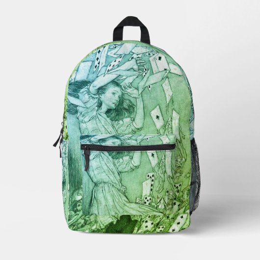 Alice im Wunderland Lewis Carroll Rackham Bedruckter Rucksack (Vorderseite)