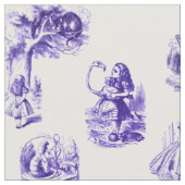 Alice im Wunderland-lila Gewebe Stoff (Nahaufnahme)